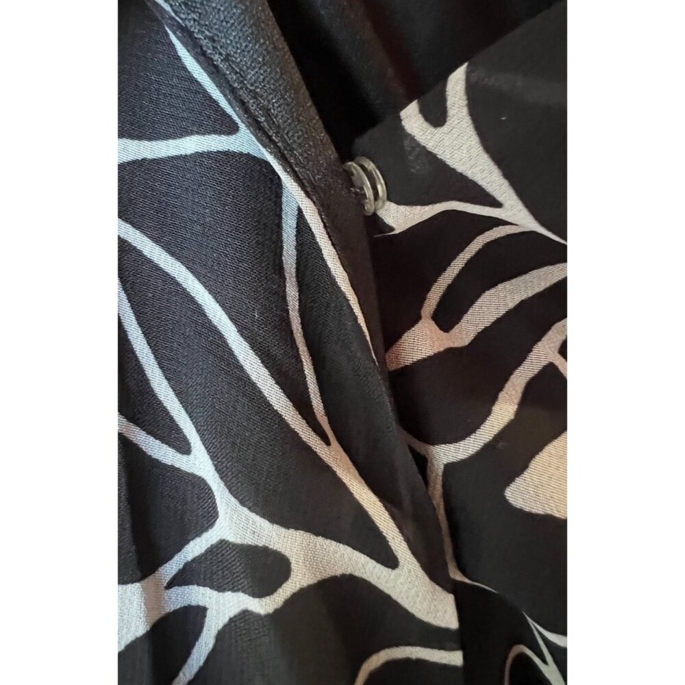 Thalia Sodi Womens Dress size XL Black & White High Low Sleeveless Maxi - Picture 7 of 7